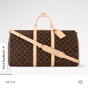 Louis Vuitton Classic Monogram Duffel Bag